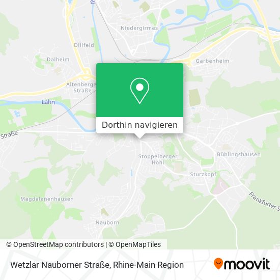 Wetzlar Nauborner Straße Karte