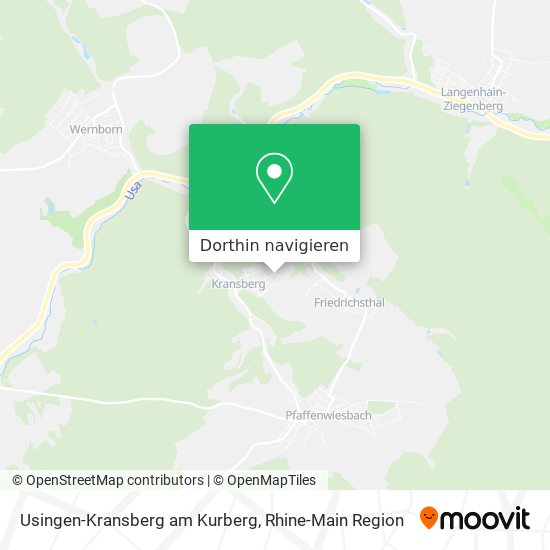 Usingen-Kransberg am Kurberg Karte