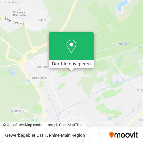 Gewerbegebiet Ost 1 Karte