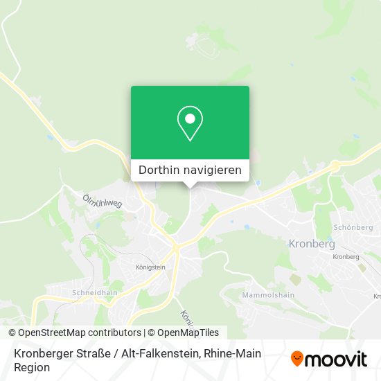 Kronberger Straße / Alt-Falkenstein Karte