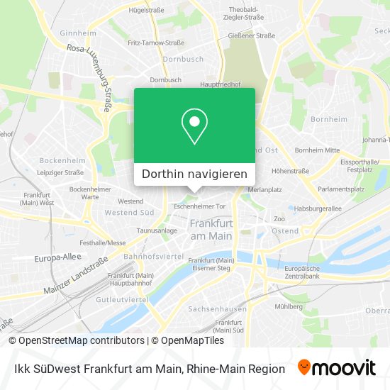 Ikk SüDwest Frankfurt am Main Karte