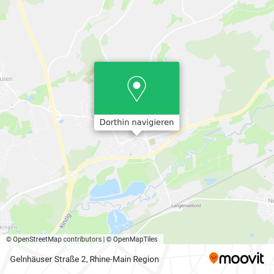 Gelnhäuser Straße 2 Karte