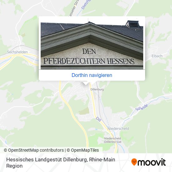 Hessisches Landgestüt Dillenburg Karte