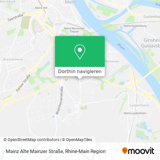 Mainz Alte Mainzer Straße Karte