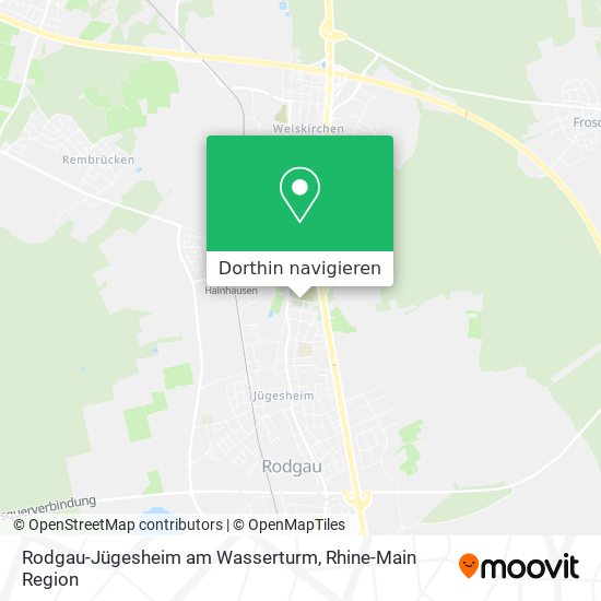 Rodgau-Jügesheim am Wasserturm Karte