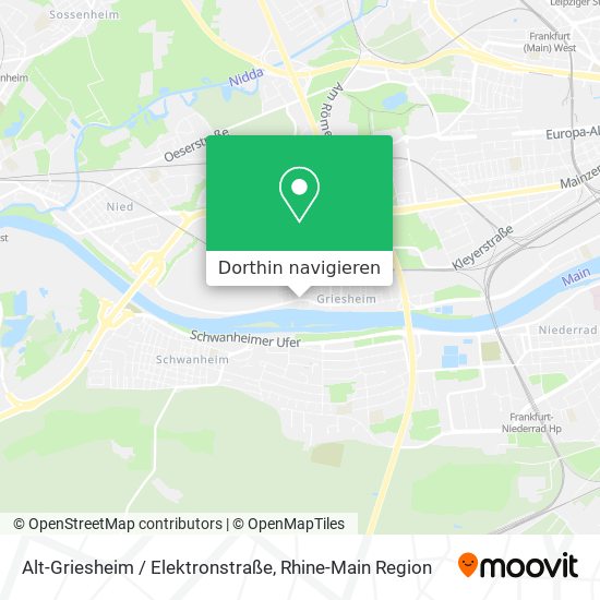 Alt-Griesheim / Elektronstraße Karte