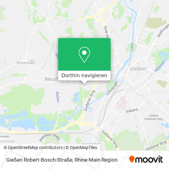 Gießen Robert-Bosch-Straße Karte