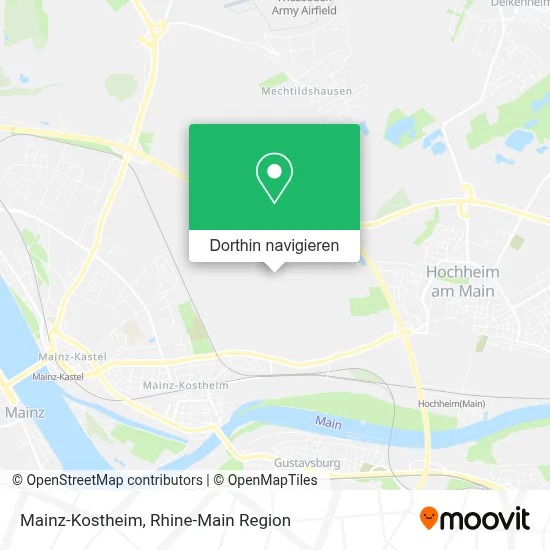 Mainz-Kostheim Karte