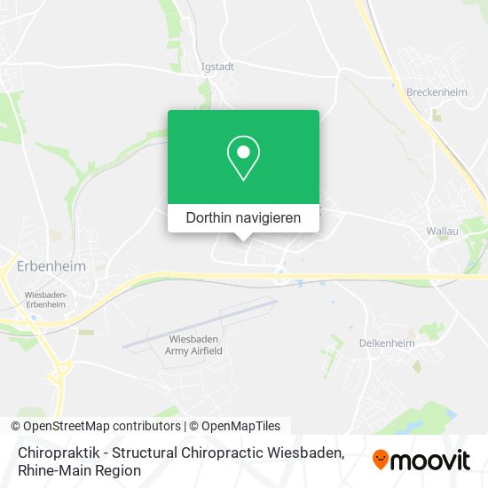Chiropraktik - Structural Chiropractic Wiesbaden Karte