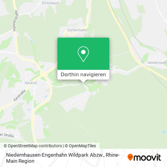 Niedernhausen-Engenhahn Wildpark Abzw. Karte