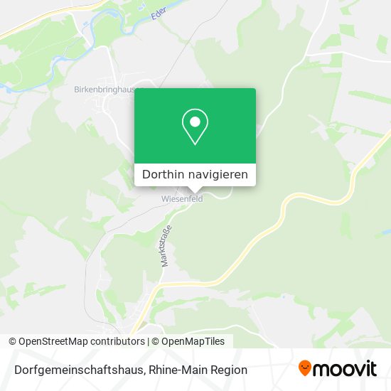 Dorfgemeinschaftshaus Karte