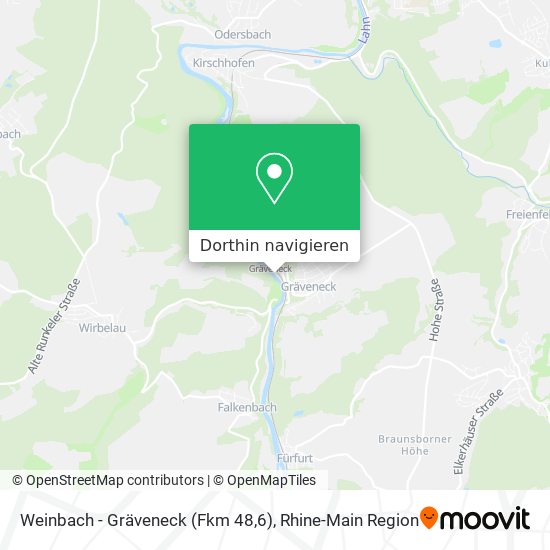 Weinbach - Gräveneck (Fkm 48,6) Karte