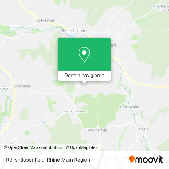 Röllshäuser Feld Karte