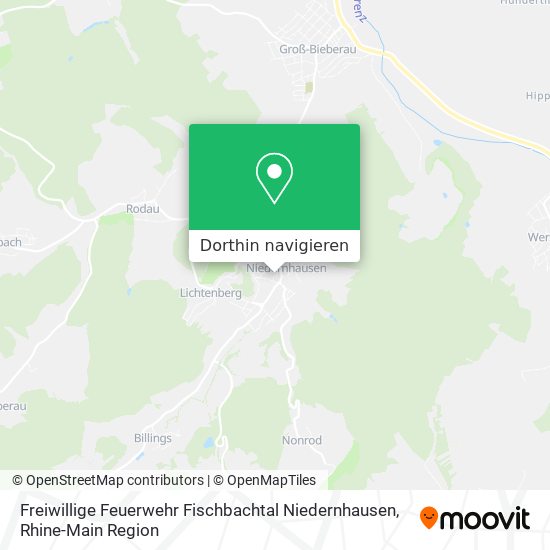 Freiwillige Feuerwehr Fischbachtal Niedernhausen Karte