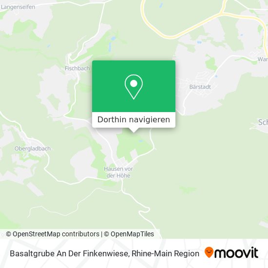 Basaltgrube An Der Finkenwiese Karte