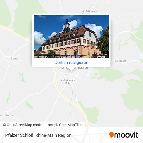 Pfälzer Schloß Karte