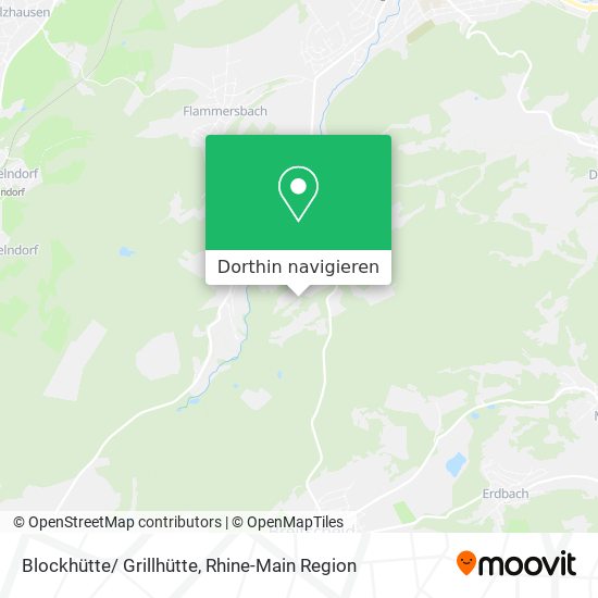 Blockhütte/ Grillhütte Karte