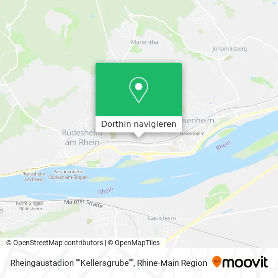 Rheingaustadion ""Kellersgrube"" Karte