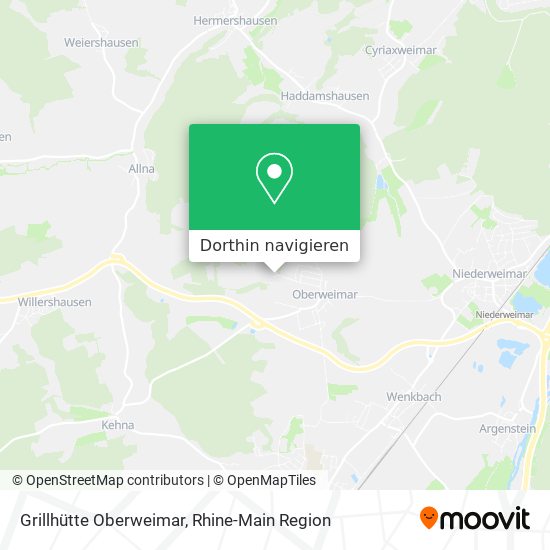 Grillhütte Oberweimar Karte