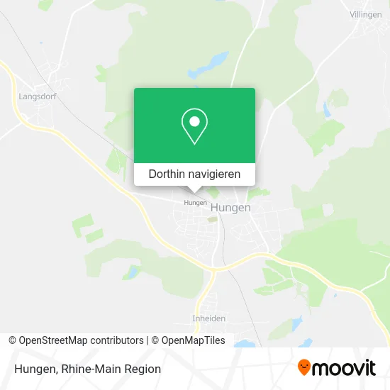 Hungen Karte