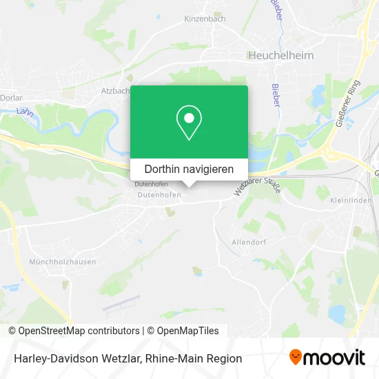 Harley-Davidson Wetzlar Karte