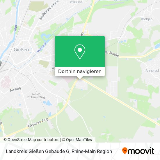 Landkreis Gießen Gebäude G Karte