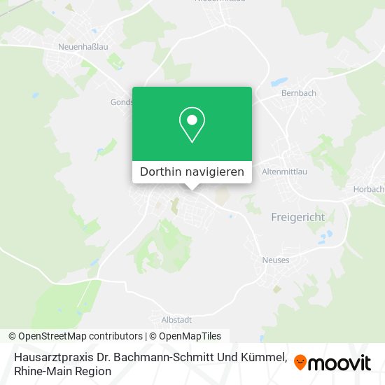 Hausarztpraxis Dr. Bachmann-Schmitt Und Kümmel Karte