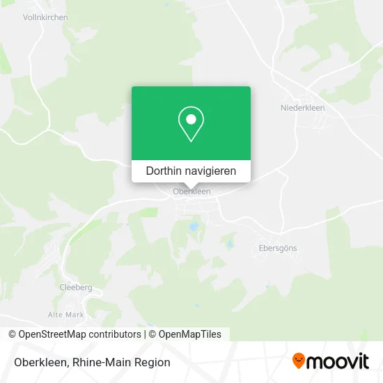 Oberkleen Karte