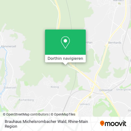 Brauhaus Michelsrombacher Wald Karte