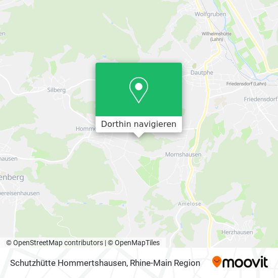Schutzhütte Hommertshausen Karte