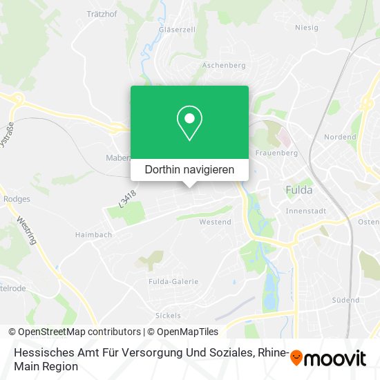 Hessisches Amt Für Versorgung Und Soziales Karte
