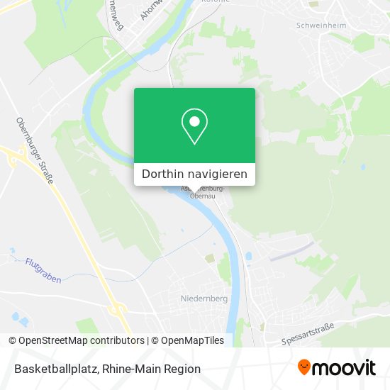 Basketballplatz Karte