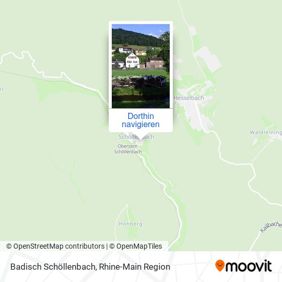 Badisch Schöllenbach Karte