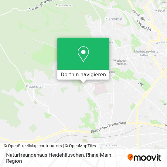 Naturfreundehaus Heidehäuschen Karte