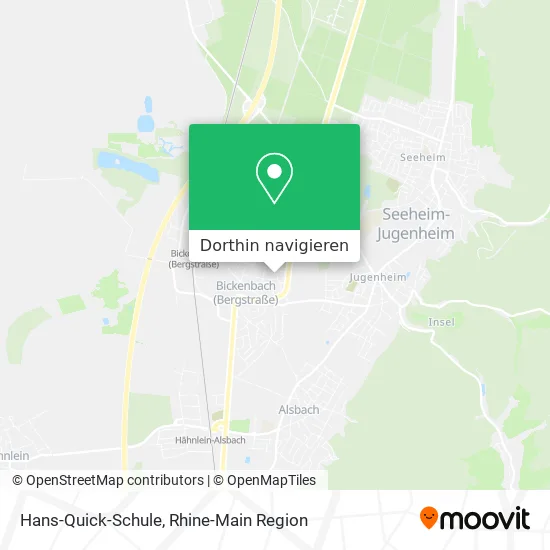 Hans-Quick-Schule Karte