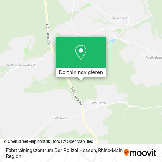 Fahrtrainingszentrum Der Polizei Hessen Karte