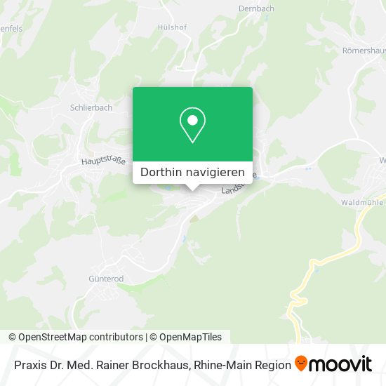 Praxis Dr. Med. Rainer Brockhaus Karte