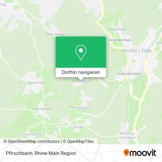Pfirschbach Karte