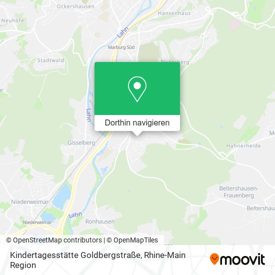 Kindertagesstätte Goldbergstraße Karte