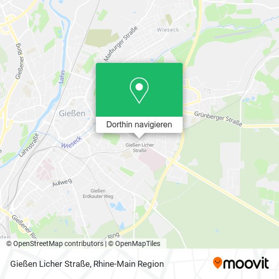 Gießen Licher Straße Karte