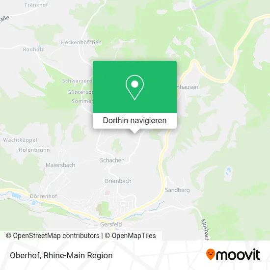 Oberhof Karte