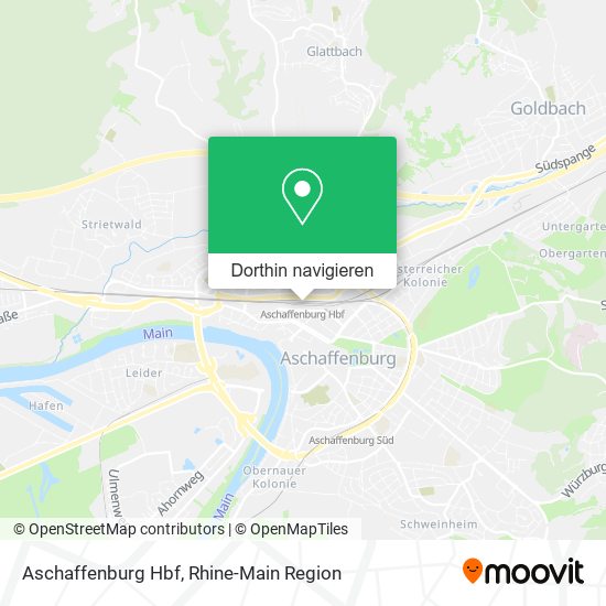 Aschaffenburg Hbf Karte