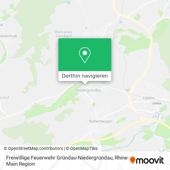 Freiwillige Feuerwehr Gründau-Niedergründau Karte