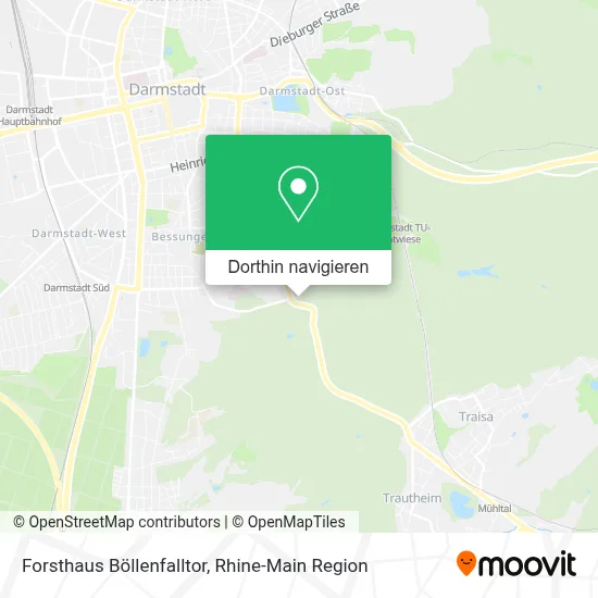 Forsthaus Böllenfalltor Karte