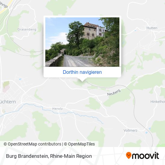 Burg Brandenstein Karte