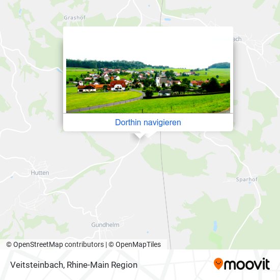 Veitsteinbach Karte