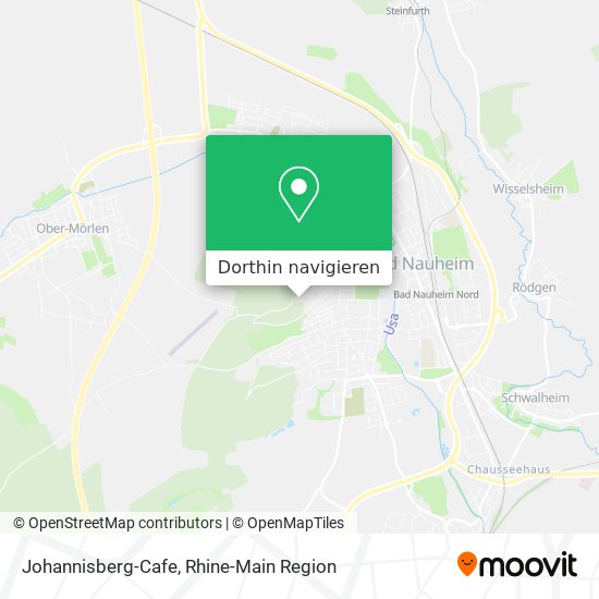 Johannisberg-Cafe Karte