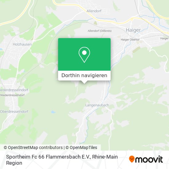 Sportheim Fc 66 Flammersbach E.V. Karte