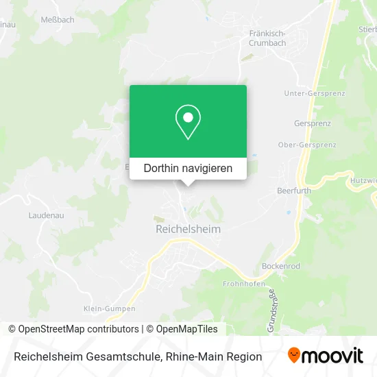 Reichelsheim Gesamtschule Karte