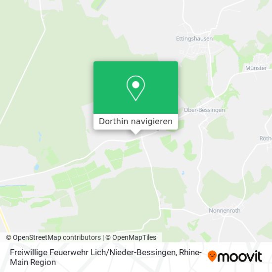 Freiwillige Feuerwehr Lich / Nieder-Bessingen Karte